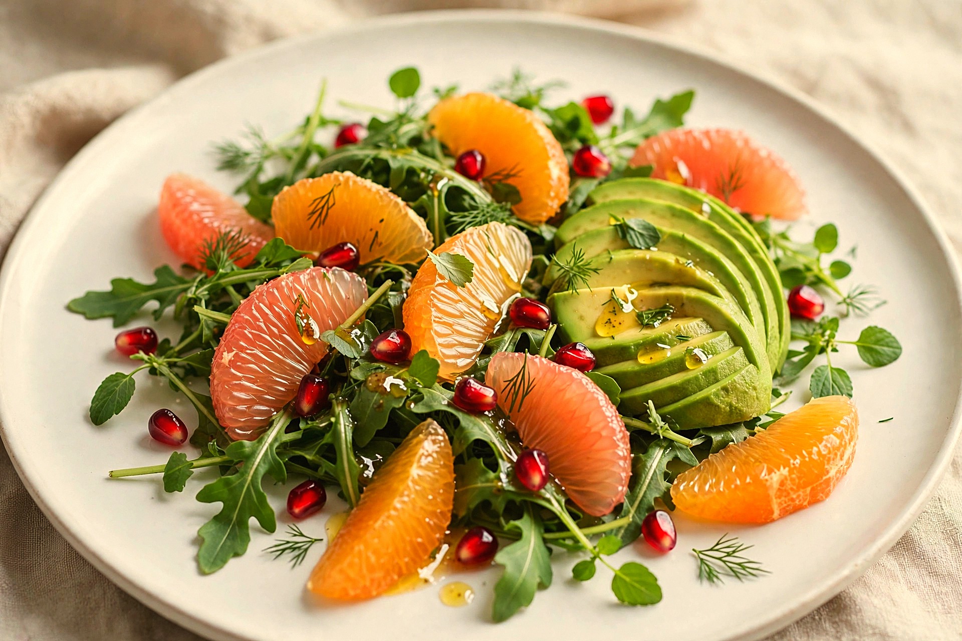 Salade légère et fraîche
